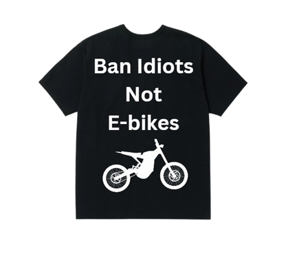 BanIdiots.co T-shirt (black)