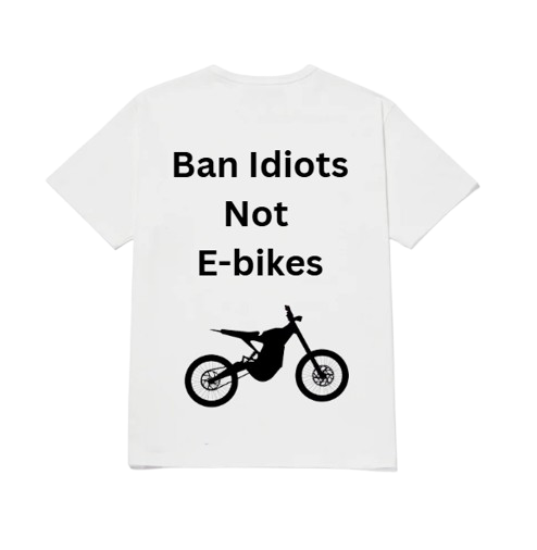 BanIdiots.co T-shirt (white)